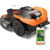 WORX vejapjovės robotas su akumuliatoriumi, AI kliūčių atpažinimu, iki 3000 m², WR330E