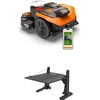 WORX vejapjovės robotas su RTK Cloud ir garažu, be ribinio laido, iki 800 m², Vision AI, WR308E