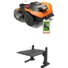 WORX vejapjovės robotas Vision Cloud 2WD su garažu, RTK navigacija, valdymas programėle, be ribinio laido, 1200 m²