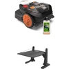 WORX vejapjovės robotas Vision Cloud WR304E 2WD su garažu, AI kliūčių aptikimas, 400 m², be laido
