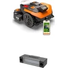 Worx Vision Cloud WR308E vejapjovės robotas 2WD, naktinio pjovimo modulis, be ribinio laido, 800 m²