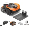 Worx Vision Cloud WR318E vejapjovės robotas 2WD RTK navigacija be ribinio laido, garažas, 1800 m²
