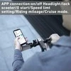 WQCJL elektrinė sulankstoma paspirtukas su 10,4 Ah akumuliatoriumi, 25–35 km nuotoliu, APP valdymu, pilkas, W4PRO - Pilkas