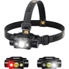 Wurkkos LED galvos žibintas, 4000 lm, įkraunamas, IP67, magnetinis, HD50