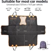 WUSUPU vandeniui atsparus automobilio galinės sėdynės užtiesalas šuniui 137 × 147 cm WU-CWQCZD