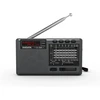 XHDATA nešiojamas radijas su FM/AM/SW, Bluetooth, USB, TF, juodas, D368