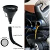 XhjzgcTech automobilių piltuvėlių rinkinys su filtru ir lanksčiais antgaliais, plastikinis