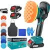 XIAZIR belaidė automobilio poliravimo mašina, 21 V, 2000 mAh, 5500 aps./min, 6 greičiai, 150 mm