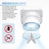 XIIW vonios ventiliatorius su atbuliniu vožtuvu, 100 mm, 95 m³/h, 12 W, 34 dB