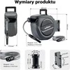 XPOtool automatinis sieninis žarnos ritinys su 15 m PVC žarna, 180° pasukamas laikiklis