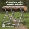 XPOtool sulankstomas stovas malkoms pjauti su 3 laikikliais, iki 100 kg, 63857