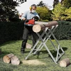 XPOtool sulankstomas stovas malkoms pjauti su 3 laikikliais, iki 100 kg, 63857