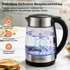 YASHE stiklinis elektrinis virdulys 1,7 l 2200 W su temperatūros reguliavimu FK-1805-1-E