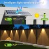 YiLaie saulės energijos lauko sieninė lempa, IP66, 3 režimų, 3000 K/4500 K/6500 K, EL-SJW
