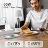 YISH USB-C GaN įkroviklis 65 W su 1 m USB-C laidu TR417002