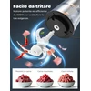 YISSVIC elektrinis maisto smulkintuvas 2 l, 500 W, su dviem dubenimis Y-JR01
