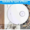Yivy pagrindinis guminis šepetys su dangteliu Ecovacs Deebot robotams dulkių siurbliams MBS-ECO-X13WHI
