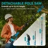 Yofidra 2-in-1 akumuliatorinis mini grandininis pjūklas 6" bešepetėlinė su 2x 3.0Ah akumuliatoriais