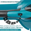 Yofidra akumuliatorinis lapų pūstuvas 700 W, 360 km/h su 2 × 3000 mAh akumuliatoriais sku4G6430Y