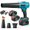 Yofidra akumuliatorinis lapų pūstuvas 800 W, 300 m/s, 2 x 3 Ah, 4 antgaliai, sku4G6424Y_2-EU