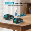 Yofidra elektrinis hermetiko pistoletas 300 ml, 4 greičiai, 2 × 2.0 Ah, sku4H6367Y_2-EU-xm-FBA