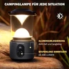 Yonktoo LED stovyklavimo lempa, 10400 mAh, aliuminio korpusas, 5 apšvietimo režimai, LCD ekranas