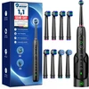 YTEATH PRO elektrinis dantų šepetėlis su 5 režimais ir 8 antgaliais Y10W