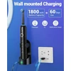 YTEATH PRO elektrinis sukamasis dantų šepetėlis su 8 galvutėmis, IPX7, Y06W