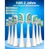YTEATH PRO soninis elektrinis dantų šepetėlis su 5 režimais ir 8 galvutėmis Y08U