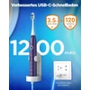 YTEATH PRO soninis elektrinis dantų šepetėlis su 5 režimais ir 8 galvutėmis Y08U