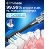 YTEATH PRO soninis elektrinis dantų šepetėlis su 5 režimais ir 8 galvutėmis Y08U