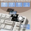 YUNZII belaidė mechaninė klaviatūra 75 % su TFT ekranu, RGB ir QMK/VIA B75 PRO MAX