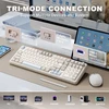 YUNZII belaidė mechaninė žaidimų klaviatūra 96%, Bluetooth, 8000 mAh B98 PRO