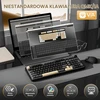 YUNZII mechaninė belaidė klaviatūra B98 PRO su skaitmeniniu bloku, RGB, Bluetooth