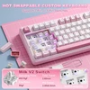 YUNZII mechaninė belaidė žaidimų klaviatūra B98 PRO su skaitmeniniu bloku, Bluetooth, RGB