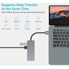 ZanBix USB-A šakotuvas su HDMI, SD ir MicroSD kortelių skaitytuvu HYD-9859H