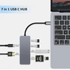 ZanBix USB-C šakotuvas 7 viename su 4K HDMI, 100 W PD ir USB-C 3.2 HYD-9822G