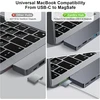 ZanBix USB-C šakotuvas MacBook su Thunderbolt 4, HDMI 4K ir 100 W PD 9820-GRY