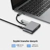 ZanBix USB-C šakotuvas su 4K HDMI, VGA, USB 3.0 ir 100 W PD HYD-9837T