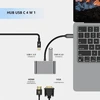 ZanBix USB-C šakotuvas su 4K HDMI, VGA, USB 3.0 ir 100 W PD HYD-9837T