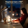 ZAPLIT LED stalinė lempa su USB-A ir USB-C jungtimis, 78 LED, 15 W, DSL802