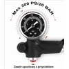 Zaxiva aukšto slėgio dviračio pompa 300 PSI su manometru High Pressure Pump-1612