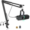 Zealsound dinaminis mikrofonas su USB ir XLR, RGB apšvietimu, 50 Hz–14 kHz, KD8S-EU