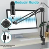 ZealSound stalinis USB mikrofono rinkinys su kardioidine kapsule ir reguliuojamu ištraukiamu laikikliu K66S