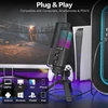 ZealSound USB kondensatorinis biurinio tipo mikrofonas su RGB apšvietimu ir triukšmo mažinimu BD2-EU
