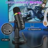 Zealsound USB kondensatorinis mikrofonas su RGB apšvietimu, ANC, Plug & Play, K66Pro-EU