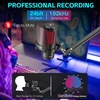 Zealsound USB mikrofonas su RGB apšvietimu, 192 kHz dažniu, vienakryptis, KM8S-EU