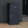 Zelsius Neptun pašto ir siuntų dėžė 186 l, antracito spalvos, PBK5