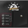 Zettum lauko apsauginis TV uždangalas 65–70 colių, 600D Oxford ir PU, juodas, TVC-6570-BLK