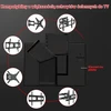 Zettum televizoriaus apsauginis uždangalas 46–48 colių, 600D Oxford, juodas, TVC-4648-BLK